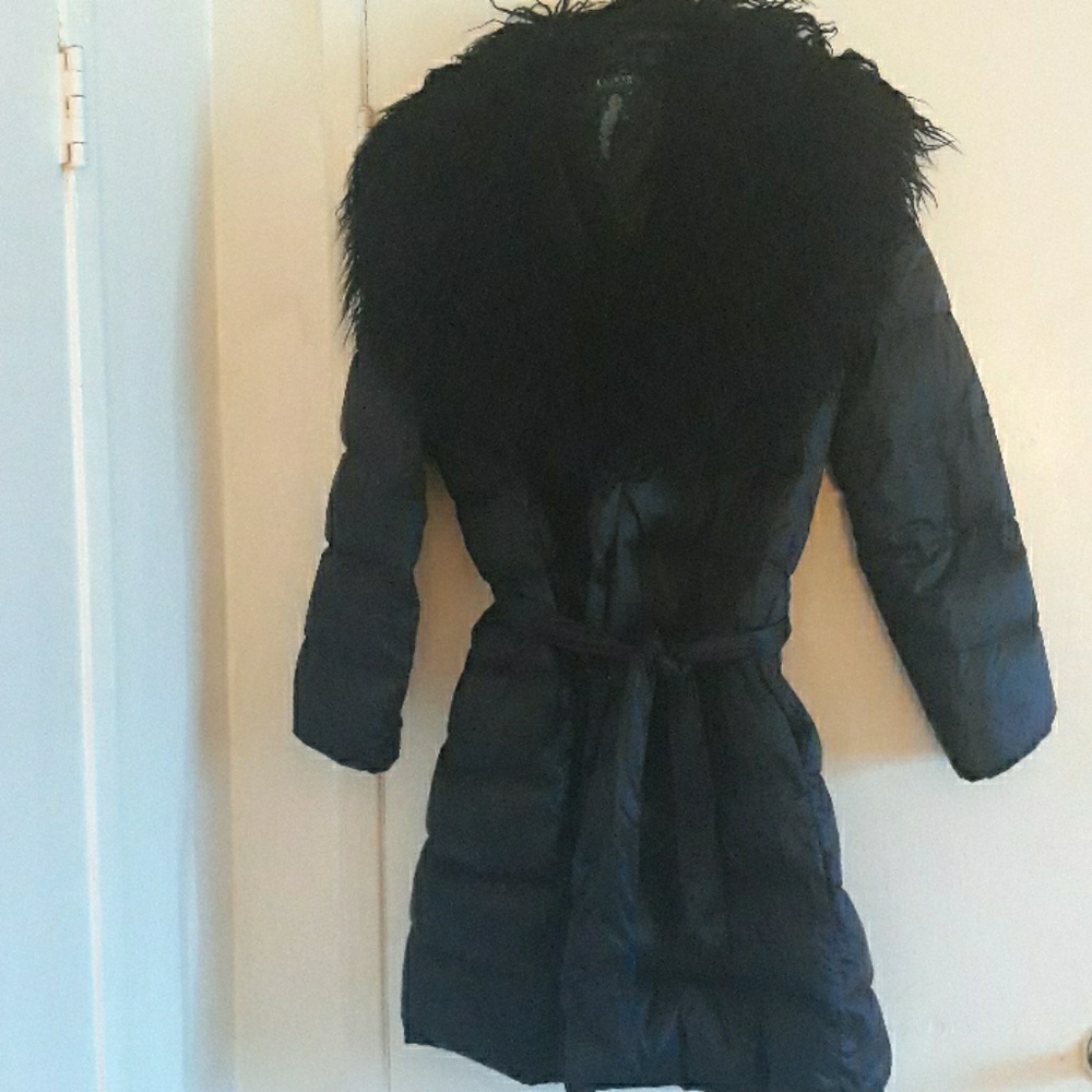 Ralph Lauren detachable fur collar puffer coat XL